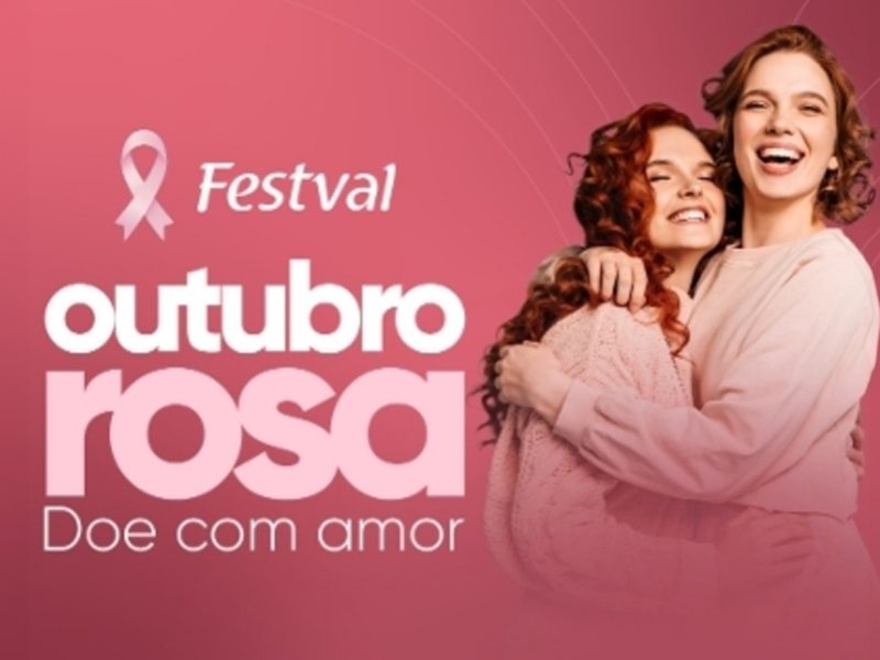 Festval promove campanha de arrecadação de produtos de higiene pessoal para a Rede Feminina de Combate ao Câncer